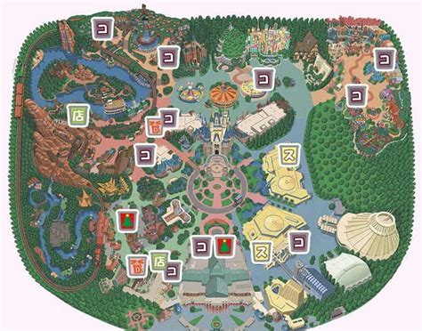 Tokyo Disneyland Map Tdr Explorer