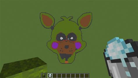 How To Draw In Minecraft Pixel Art Fnaf Youtube