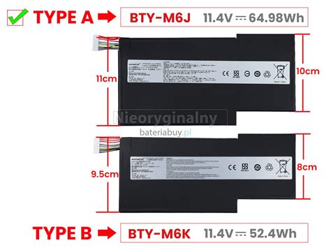 Bateria do laptopa MSI BTY-M6J | BateriaBuy.pl