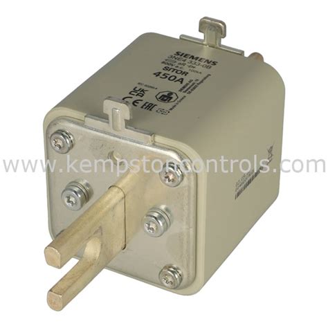 Siemens 3NE4333 0B SIEMENS FUSE 450A800V SITOR FUSE LINK WITH SLOTTED