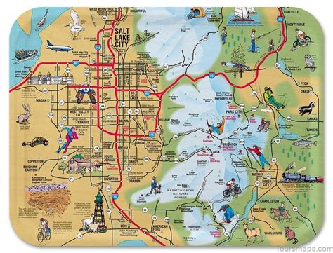 Utah S Most Popular Travel Guide Map Of Salt Lake City ToursMaps