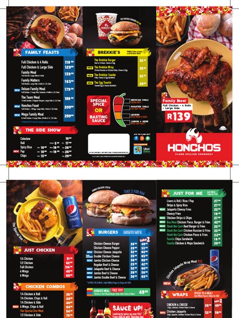 Honchos Sa Menu Final Pdf