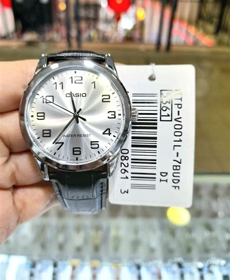 Ready Stock Casio Analog Men Watch MTP V001L 1B 7BUDF MTP V005L 1B