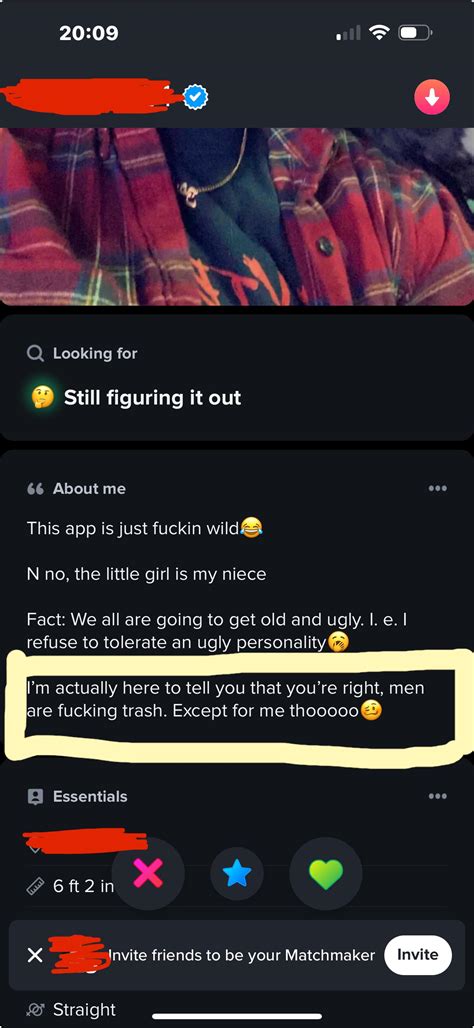 “I’m actually here to tell you that you’re right, men are f$&k$ng trash” | Tinder | Tinder