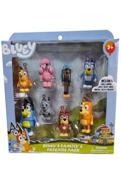 Set Jucarii Figurine Bluey Si Prieteni Karlatoys