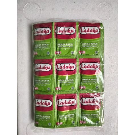 Jual Ladaku Merica Bubuk Murni Gram X Sachet Harga Untuk