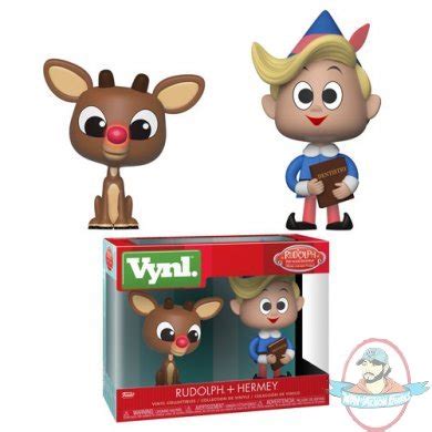 Vynl Rudolph and Hermey 2 Pack by Funko | Man of Action Figures