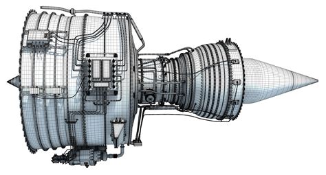 Turbofan Engine 3D Model – 3D Horse