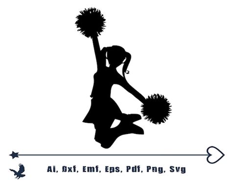 Cheerleader Svg Dance Svg Cheerleader Cut File Clipart Etsy