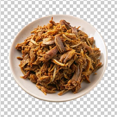 Premium Psd Pulled Pork On White Background