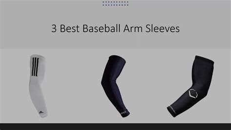 3 Best Baseball Arm Sleeves Evoshield Adidas Viper Youtube