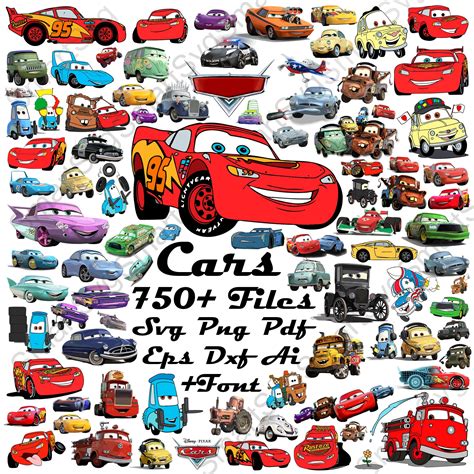 Cars Svg Bundle Cars PNG, Cars Clipart, Cars SVG, Planes and Cars Birthday Bundle, Instant ...