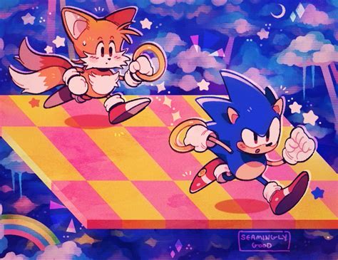 Sonic And Tails Sonic The Hedgehog Fan Art 45362042 Fanpop