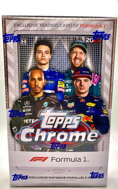 Topps Chrome Formula Racing Hobby Box Packs For Sale Online