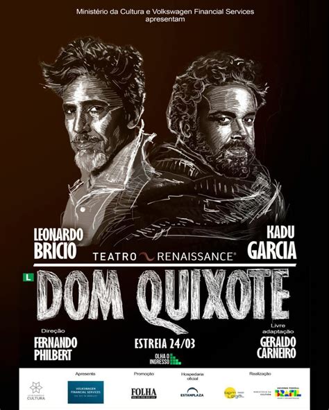 Leonardo Brício e Kadu Garcia em DOM QUIXOTE JORNAL REPORT