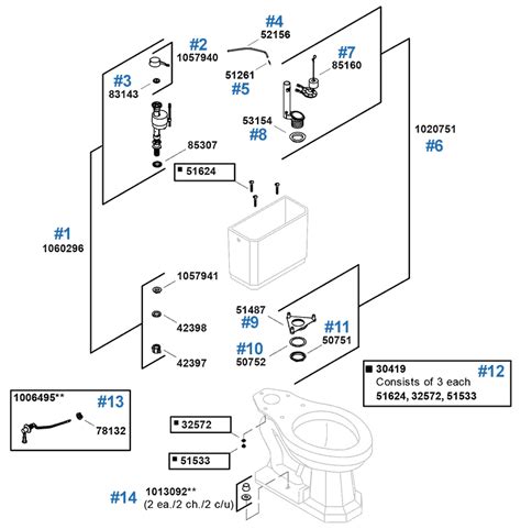 Replacement Parts For The Kohler Kathryn Toilet