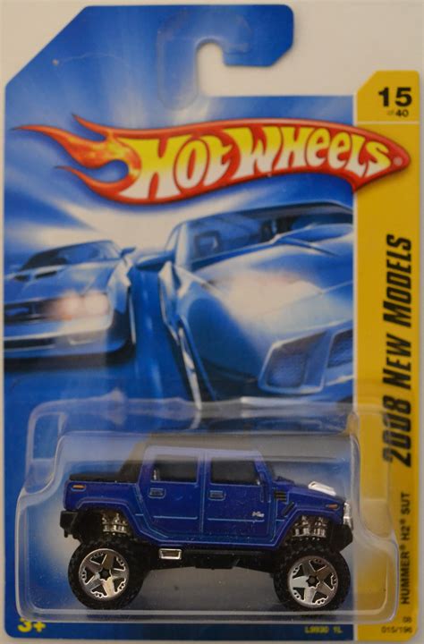 Hummer H2 Sut Blue 15 40 Hot Wheels Hw 2008 New Models Series 1 64 Scale Collectible Die Cast