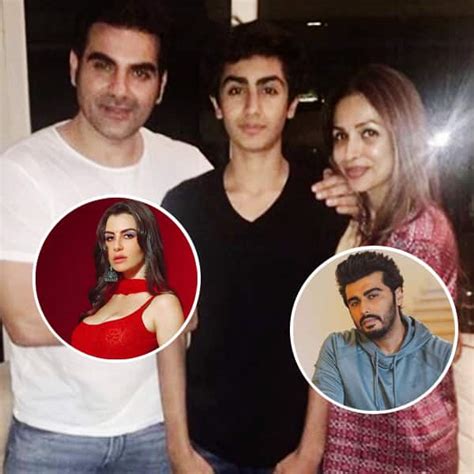 Malaika Arora Arbaaz Khan Receive Son Arhaan Khan With Hugs At The