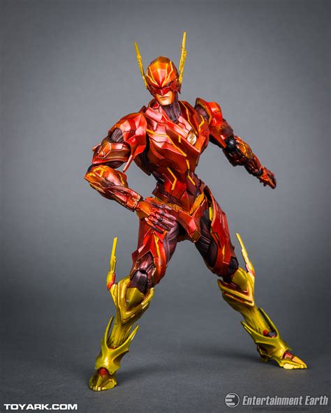 The Flash Play Arts Kai DC Comics Variant Photo Shoot The Toyark News