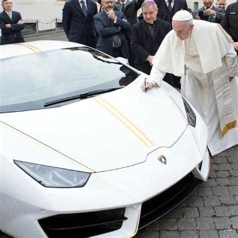 Pope auctions white Lamborghini to help Iraq’s IS-hit Christians ...