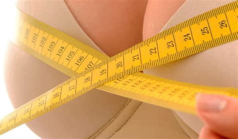 How To Measure Bra Size With The Breast Size Chart