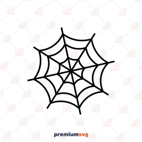 Spider Web SVG Cricut File, Spider Web Clipart PNG | PremiumSVG