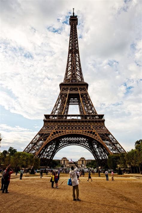 The Eiffel Tower Structure, Paris Editorial Photography - Image of ...