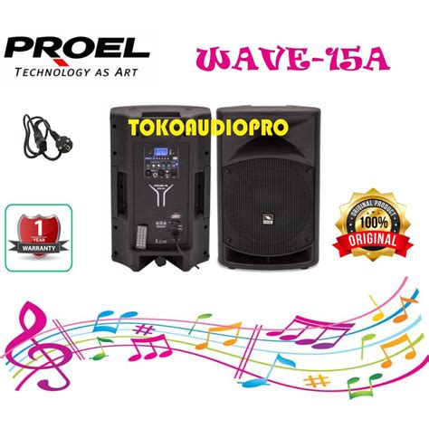 Jual Speaker Aktif Proel Wave 15a 15 Inch Speaker Aktif Original