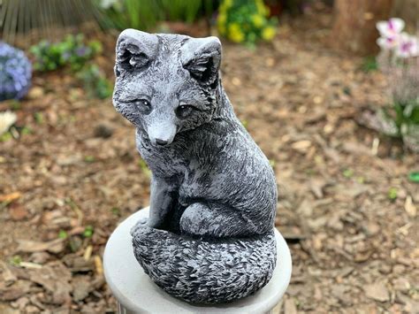 Stone Fox Garden Statue Informacionpublicasvetgobgt