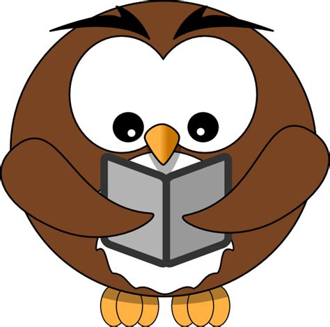 Owl Book Clip Art at Clker.com - vector clip art online, royalty free ...