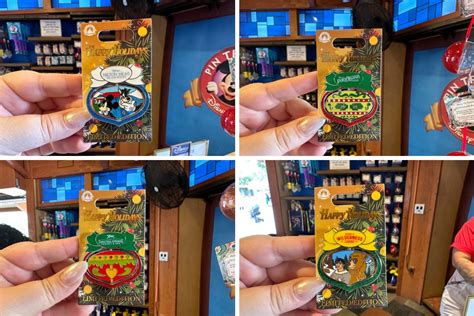 Limited Edition Walt Disney World Resort Holiday 2022 Pins Now ...