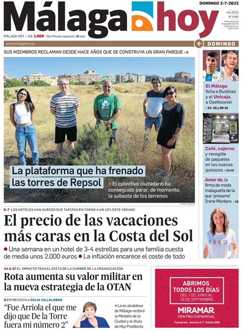 Bosque Urbano M Laga On Twitter Hoy Salimos En La Portada De