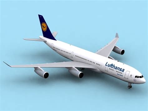 maya airbus a340-200 lufthansa a340