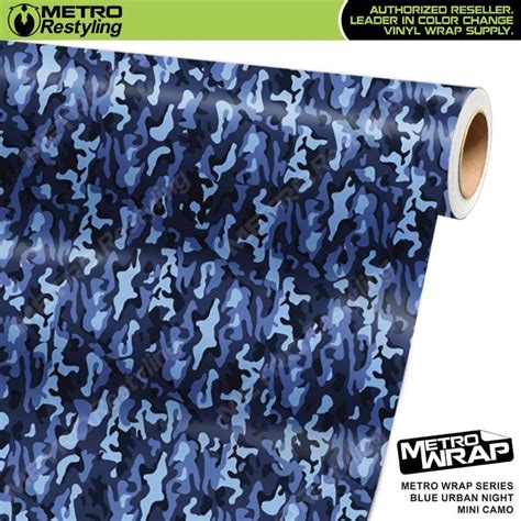 Metro Wrap Mini Classic Blue Urban Night Unique Color Combinations We The Best Camouflage