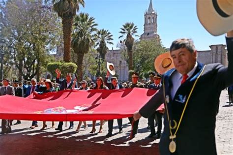 Arequipa así se vive hoy los actos centrales por el 483 aniversario