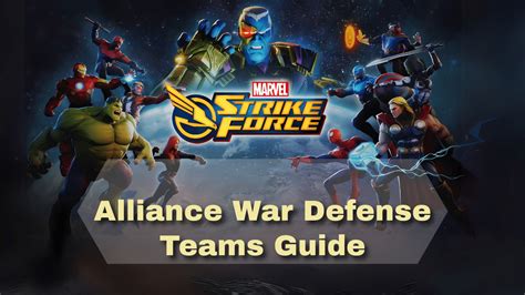 Marvel Strike Force Alliance War Defense Teams Guide Theria Games