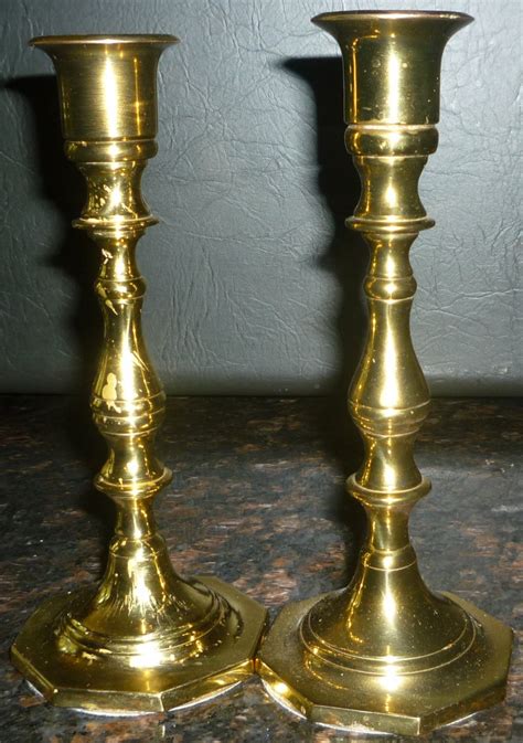 Antique Brass Candle Holders - Asking List