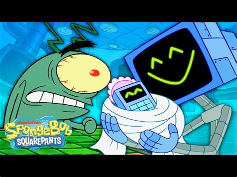 Spongebob Plankton Becomes A Fathe English Esl Video Lessons