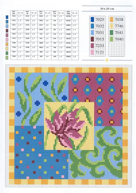 Meus Gráficos De Ponto Cruz Almofadas Ponto Cruz Patchwork