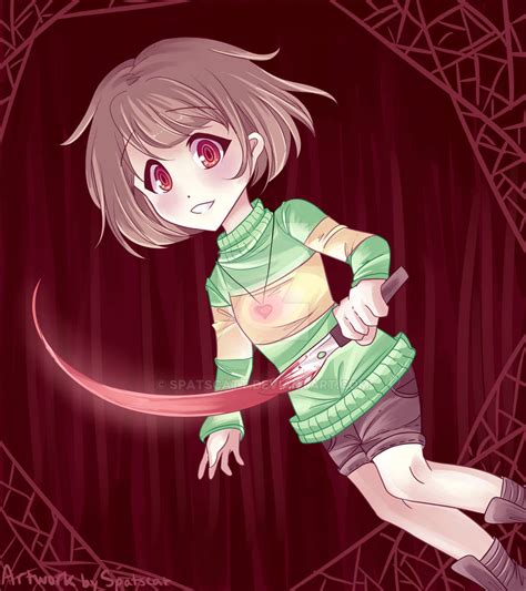 Chara Undertale Speedart By Spatscatt On Deviantart