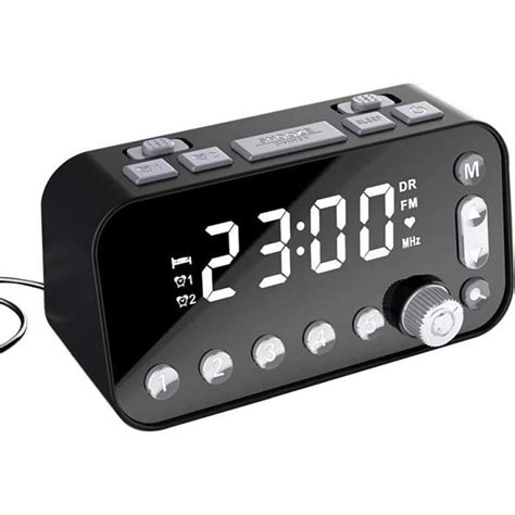 Portable Dab Fm Radios Radio Num Rique Avec Horloge Et Alarme De R Veil