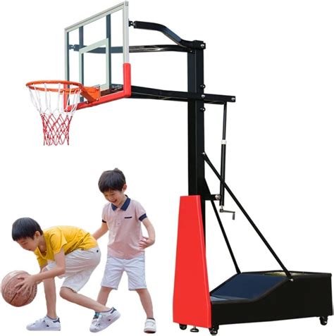 Amazon.com: Outdoor Basketball Hoop with Wheels, Adult & Youth ...