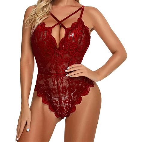 One Piece Hot Erotic Sexy Lingerie Plus Size Bodysuit Lace Intimates