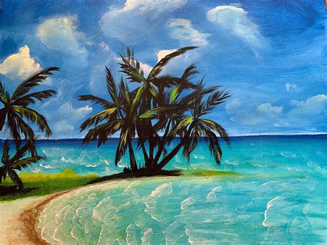 Tropical Island Painting by Thanh Dang - Pixels