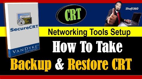 How To Backup And Restore Secure Crt Vandyke Securecrt Session