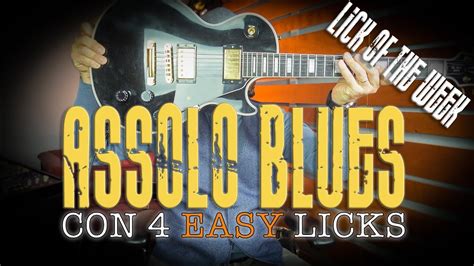 Tutorial Assolo Blues Per Chitarra Assolo Blues Facile Lick 10 Youtube