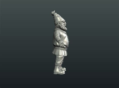 Print Ready Gnome 3D Model TurboSquid 1365611