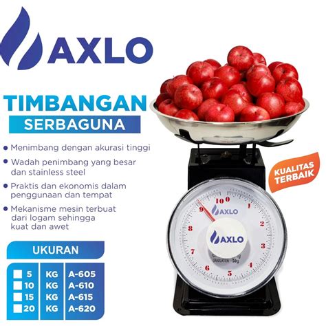 Jual Timbangan Besi Analog Serbaguna Axlo Kg Timbangan Besi