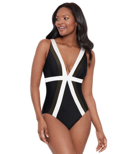 Miraclesuit Womens Spectra Trilogy One Piece Swimsuit At