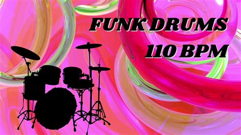 Funk Drums Drum Loop 110 Bpm Youtube